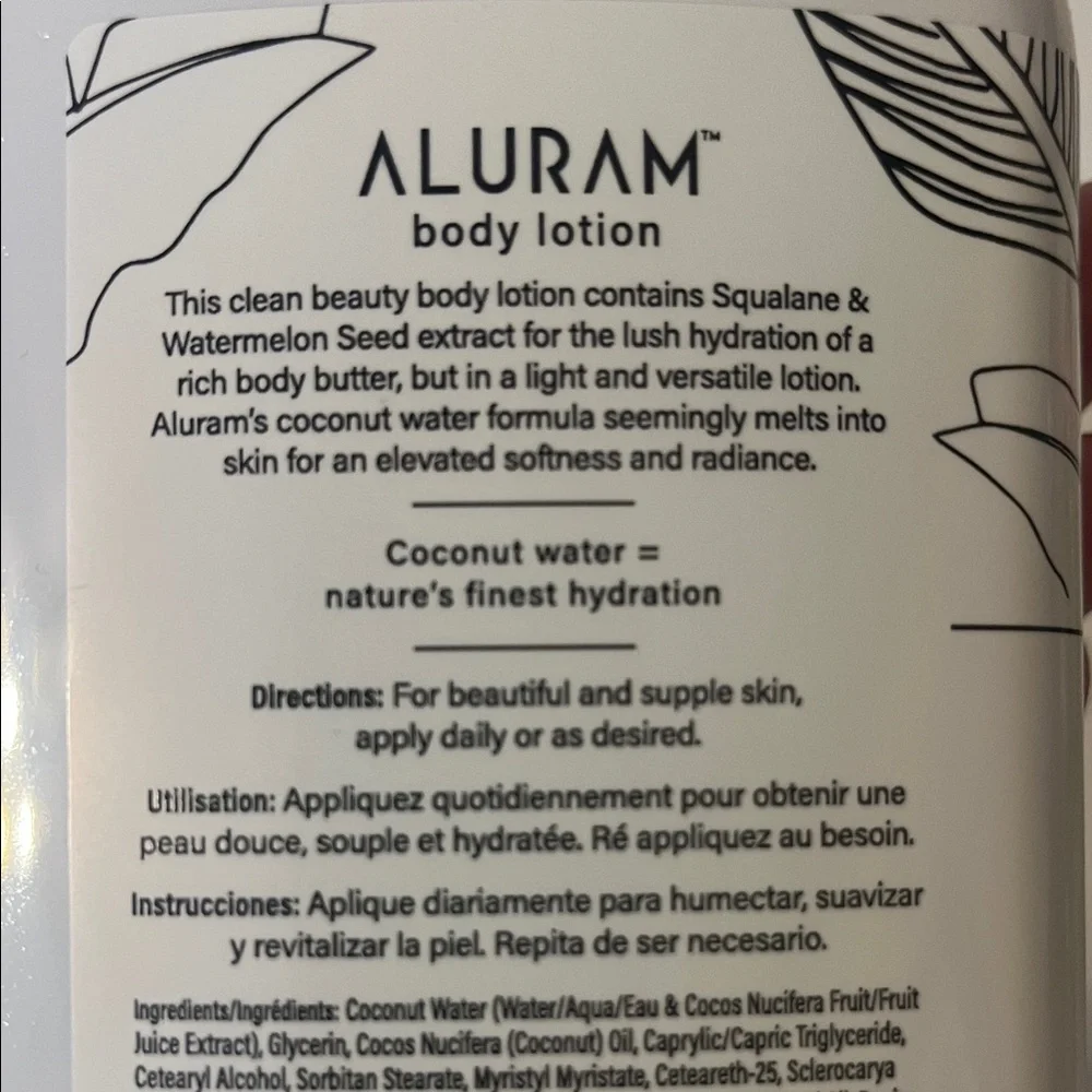 Aluram Body Lotion - Picture 3 of 3